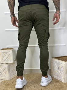 Men Jeans - Army Green - View 2