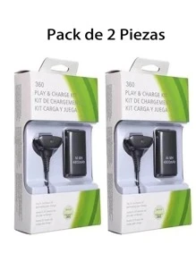 2 Game Kit Charge And Play For Xbox 360 - Black - View 1