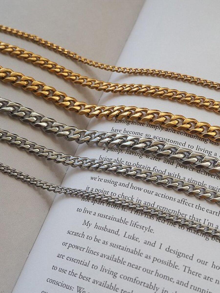 Chain Necklaces - Plateado - Ver 1