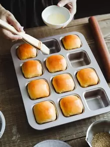 1pc Stainless Steel Cake Pan