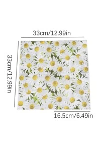 20入組小雛菊一次性餐巾 - 黃色 - 查看 3