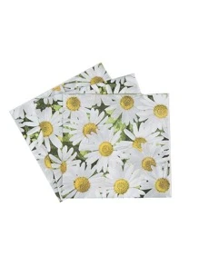 20入組小雛菊一次性餐巾 - 黃色 - 查看 2