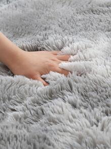 1入組素色毛茸茸現代滌綸地墊 - 淺灰色 - 查看 1