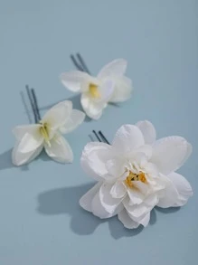 12pcs/Set Simple And Elegant Hair Pins/Hair Accessories For Summer Vacation Valentine's Day Valentines - Multicolor - View 3