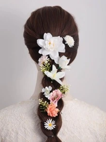 12pcs/Set Simple And Elegant Hair Pins/Hair Accessories For Summer Vacation Valentine's Day Valentines - Multicolor - View 2