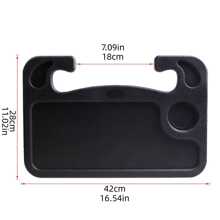 1pc Car Laptop Stand, Modern Multifunction Car Laptop Holder For Home - White - View 3