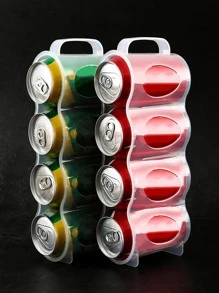 1pc Clear Refrigerator Can Storage Box