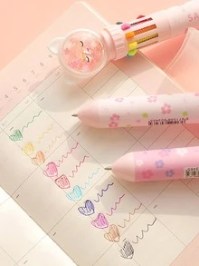 Chiếc Bút Bi Họa Tiết Hoạt Hình, Bút Viết Đa Năng Dễ Thương Cho Học Sinh - Nhiều màu - Xem 5