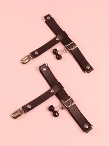 Thắt lưng Garter trang trí Cherry - màu đen - Xem 6