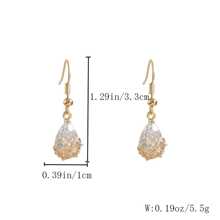 Rhinestone Water Drop Earrings