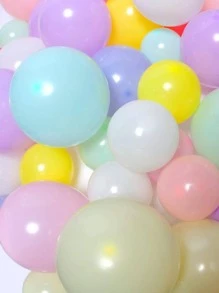 20/30/50 Quả bóng cao su kẹo Macaron nhiều màu 5 inch dùng trang trí tiệc cưới, sinh nhật, tiệc cô dâu, giáng sinh, lễ tốt nghiệp, ngày lễ tình nhân, kỷ niệm ngày cưới - Nhiều màu - Xem 4