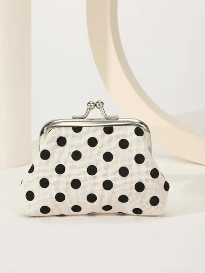 Prickig dammode, mångsidig och lätt plånbok, lämplig för årsdagar, födelsedagar och andra tillfällen, även lämplig som present till tjänstemän, unisex, miniplånbok, myntväska