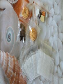 100入組7*7CM自密封包特色可愛卡通雪花主題,理想適用於存儲烤商品或者配件