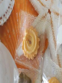 100入組7*7CM自密封包特色可愛卡通雪花主題,理想適用於存儲烤商品或者配件