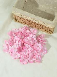 30 件迷你人造雏菊花头丝绸假花适用于家居装饰婚礼装饰工艺花环礼品配件生日毕业、秋季装饰、秋季 - 粉色 - 查看 2