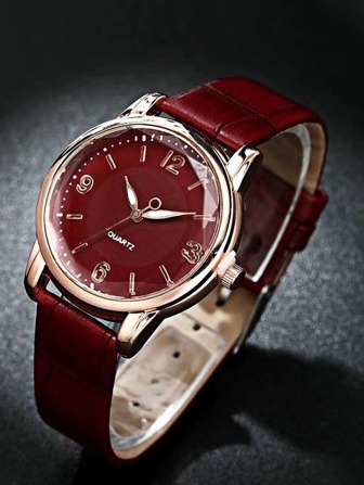 YILEIQI Reloj cuarzo de puntero redondo