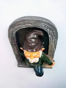 1 Peça Decoração Artesanal com Design de Gnomo, Melhores Presentes