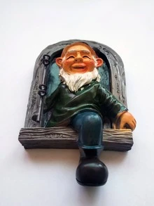 1 Peça Decoração Artesanal com Design de Gnomo, Melhores Presentes