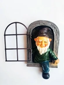 1 Peça Decoração Artesanal com Design de Gnomo, Melhores Presentes