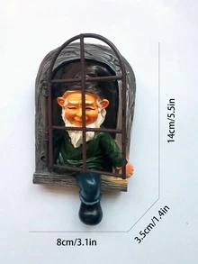 1 Peça Decoração Artesanal com Design de Gnomo, Melhores Presentes