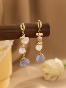 Bông tai thả hạt - Nhiều màu - Xem 3