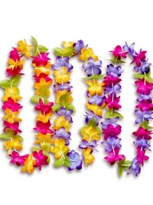 3 cây dây leo hoa nhân tạo, vòng hoa nhiều màu hiện đại cho đám cưới, trang trí nhà cửa - Nhiều màu - Xem 1