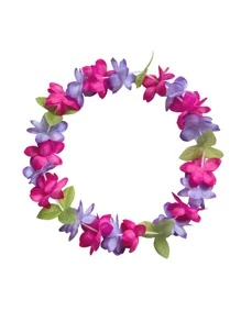 3 cây dây leo hoa nhân tạo, vòng hoa nhiều màu hiện đại cho đám cưới, trang trí nhà cửa - Nhiều màu - Xem 2