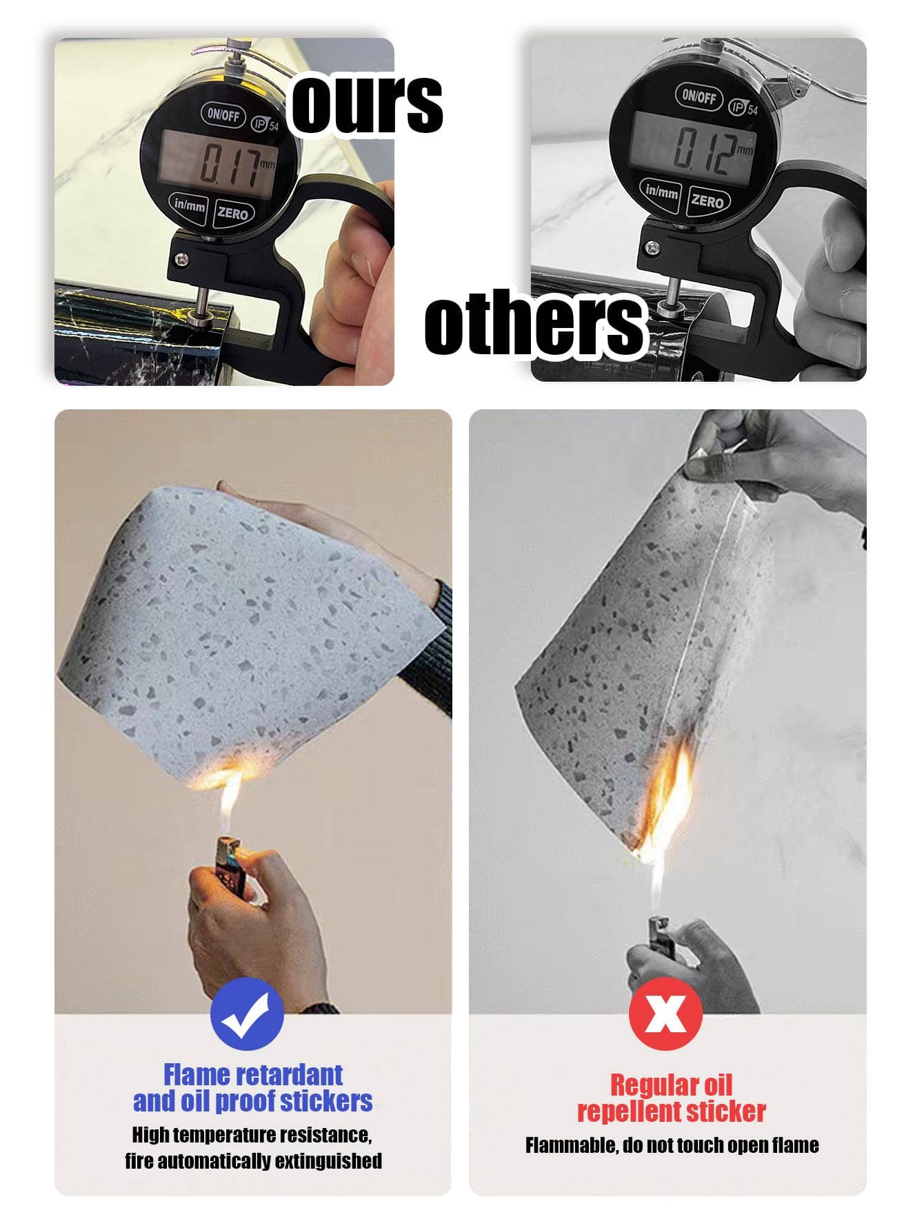 لفة واحدة من ملصق مطبخ مقاوم للماء بطباعة رخامية،...