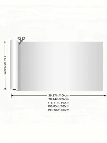 1卷大理石印花防水厨房贴纸、防水可水洗即撕即贴接触纸、灰色花岗岩台面纸、家居装饰翻新壁纸、贴纸、墙贴花、家居装饰乙烯基贴纸、春季家居装饰用品、节日装饰贴纸礼物生日毕业 - 彩色 - 查看 8