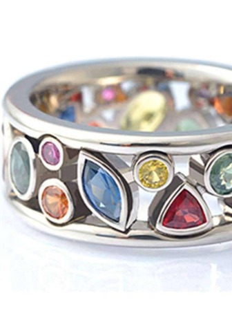 Rhinestone Decor Ring