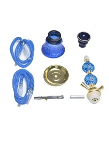 1set Glass Smoking Hookah, Modern Glass Hookah For Gift - White - View 5