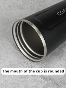 1入組字母圖案保溫瓶