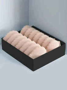 1 件装纯色内衣收纳盒，米色无纺布袜子收纳盒，衣柜内衣、胸罩、袜子、领带、丝巾收纳盒，衣柜收纳收纳盒装饰品装饰节日装饰房间装饰家居装饰卧室装饰卧室、收纳盒、收纳盒、家居收纳、女士白色 T 恤、女士黑色裤子、女士冬装、连衣裙、女士冬装、优雅女装、女士白衬衫、长袖、女士白色连体裤、女士春季连衣裙、女士春季服装、春季、春装、极简主义、夏季上衣 - 黑色 - 查看 5