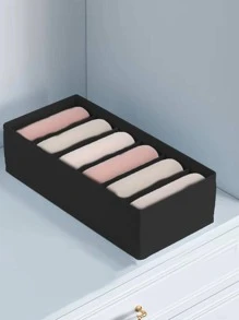 1 件装纯色内衣收纳盒，米色无纺布袜子收纳盒，衣柜内衣、胸罩、袜子、领带、丝巾收纳盒，衣柜收纳收纳盒装饰品装饰节日装饰房间装饰家居装饰卧室装饰卧室、收纳盒、收纳盒、家居收纳、女士白色 T 恤、女士黑色裤子、女士冬装、连衣裙、女士冬装、优雅女装、女士白衬衫、长袖、女士白色连体裤、女士春季连衣裙、女士春季服装、春季、春装、极简主义、夏季上衣 - 黑色 - 查看 4