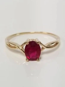 Anillo zirconia cúbica adorno