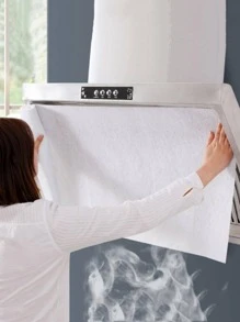 12 Cái/bộ Lọc Dầu Mỡ Giấy, Đa Năng Điện Máy Hút Mùi Nhà Hàng Quạt Hút Dầu Mỡ Lọc - trắng - Xem 1