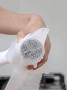 12 Cái/bộ Lọc Dầu Mỡ Giấy, Đa Năng Điện Máy Hút Mùi Nhà Hàng Quạt Hút Dầu Mỡ Lọc - trắng - Xem 8