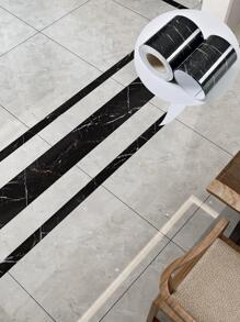 1 cuộn Nhãn dán niêm phong sàn hoa văn bằng đá cẩm thạch - màu đen - Xem 2