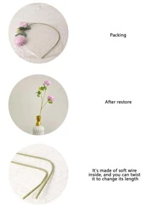 1入組人造牡丹 - 淡紫色 - 查看 5