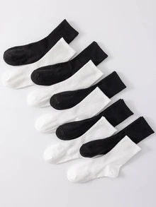 10 đôi Vớ thủy thủ đoàn chắc chắn - Nhiều màu - Xem 2