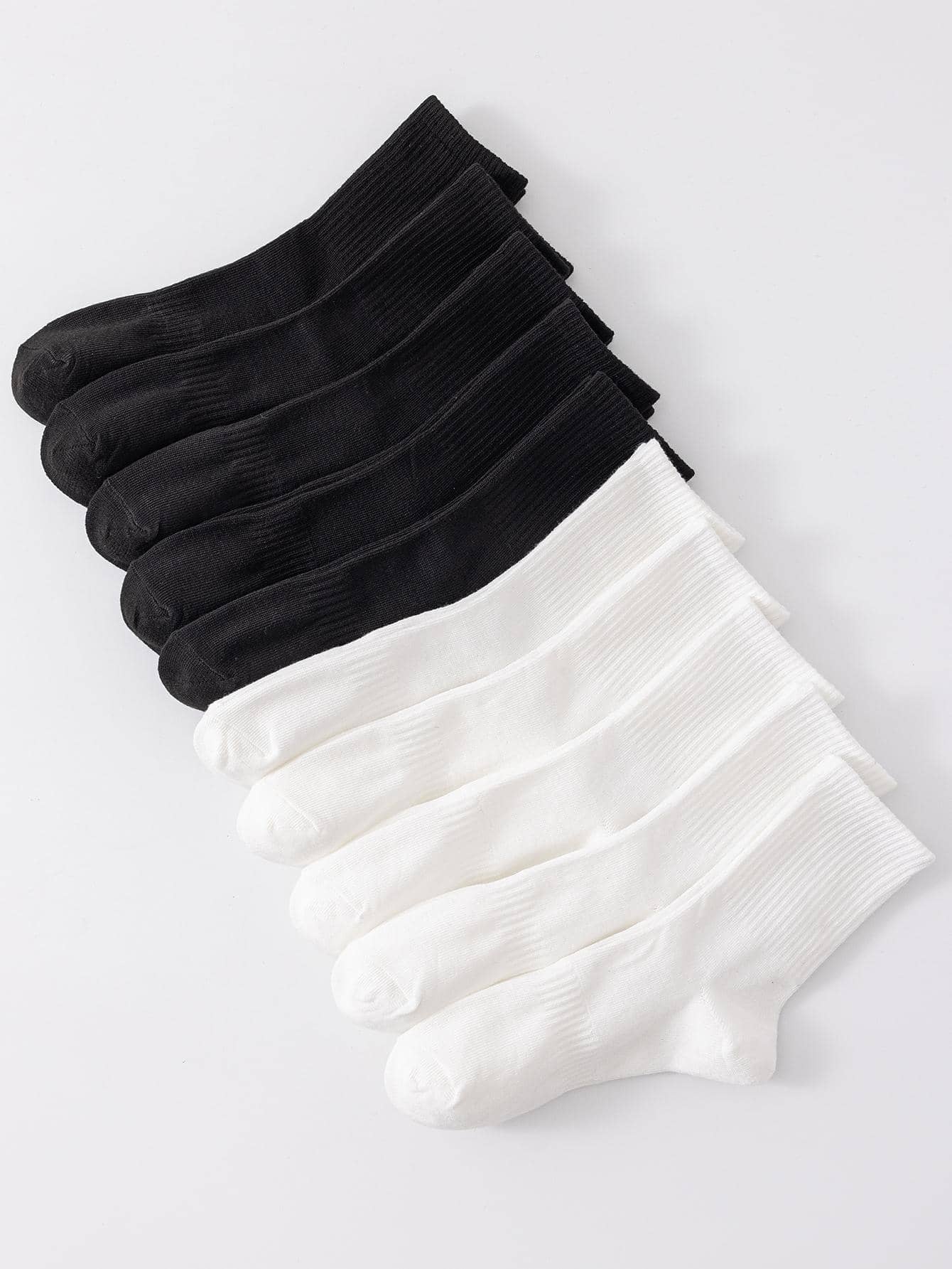 10 đôi Vớ thủy thủ đoàn chắc chắn - Nhiều màu - Xem 1