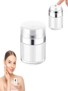 Moisturizer Container With Pump, Moisturizer Pump Dispenser, Lotion Pump Dispenser - Clear - View 1