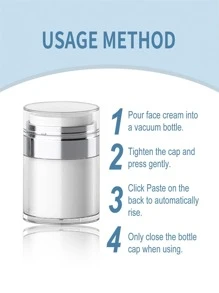 Moisturizer Container With Pump, Moisturizer Pump Dispenser, Lotion Pump Dispenser - Clear - View 5