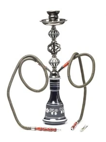 1入組玻璃水煙壺，現代水煙壺作為禮物 - 黑色 - 查看 6