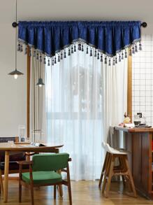 1 PC Tua Rua Trang Trí Cửa Sổ Diềm - Xanh đậm - Xem 4