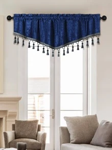 1 PC Tua Rua Trang Trí Cửa Sổ Diềm - Xanh đậm - Xem 8