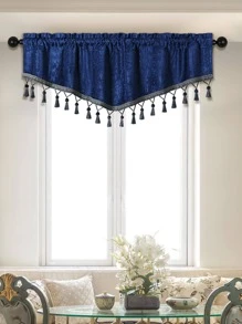 1 PC Tua Rua Trang Trí Cửa Sổ Diềm - Xanh đậm - Xem 5