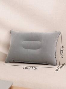 充氣枕頭適用於遠足野營旅行桌子休息 - 灰色 - 查看 4