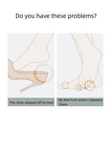 1 双男女通用可重复使用超柔软缓解前脚掌疼痛的高跟鞋鞋垫 - 可调节阻力！保暖、闺蜜节、小狗、嘉年华