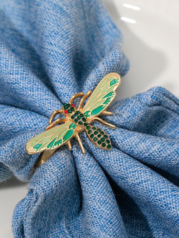 1pc Dragonfly Decor Napkin Ring